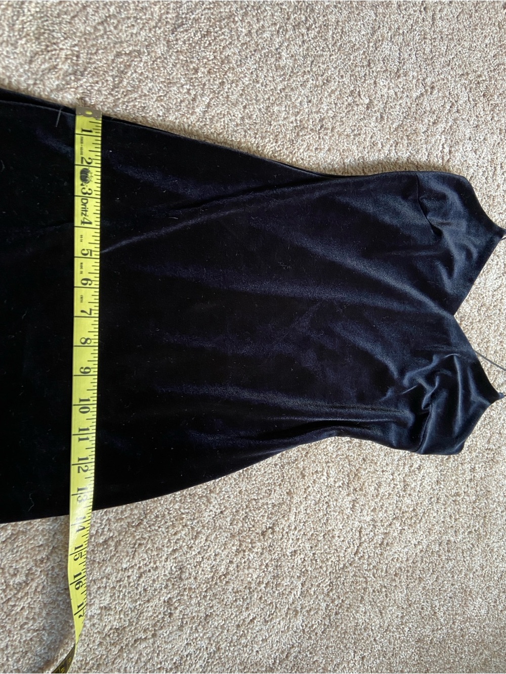 Black Velvet Cocktail Dress